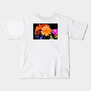 Flowers 66 by Kristalin Davis Kids T-Shirt